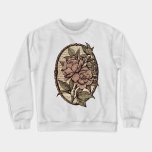 Botanicals: Peonies vintage Crewneck Sweatshirt